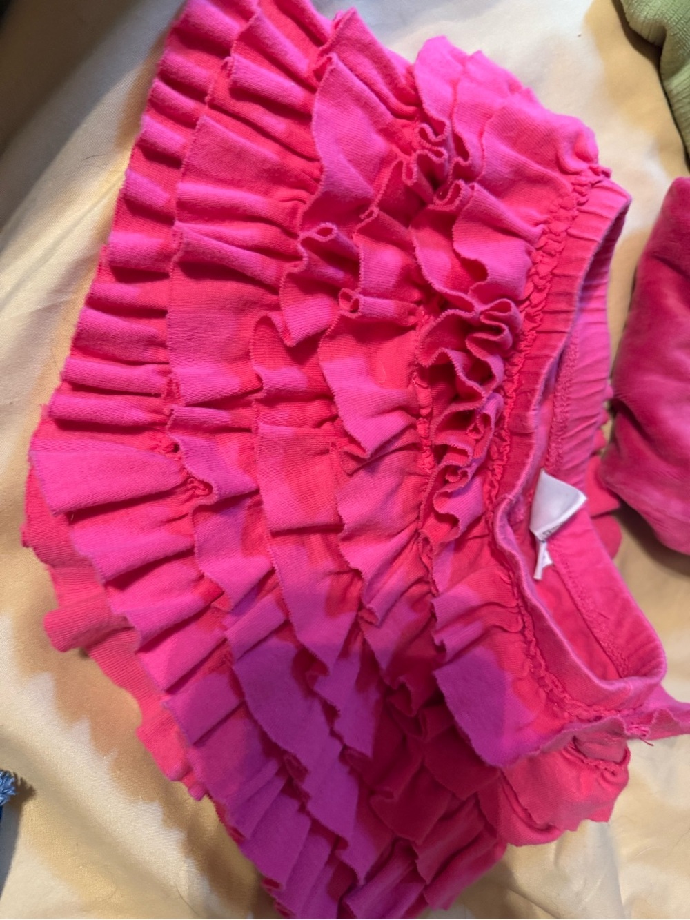 Lot of girls 12m Girls tops shirts and shorts Bright Pink Velour Joggers gap - Picture 6 of 7